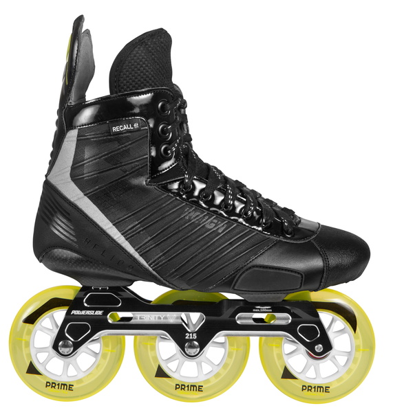 Powerslide Reign hockey Helios inline skate with three wheel trinity mount 1